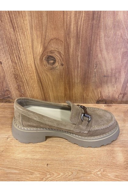 Thick Sole Suede Ballerinas
