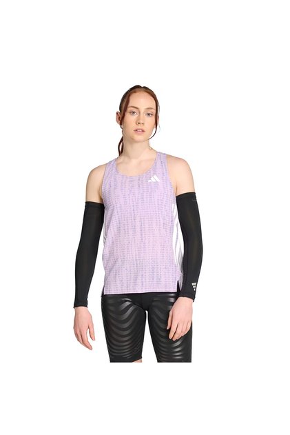 Adizero Singlet Women Purple Running Tank Top Jv7157