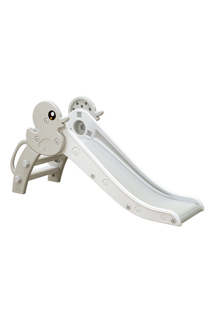 Tobogan Duck White interior/exterior cu margini rotunjite, Protectii laterale, Lung