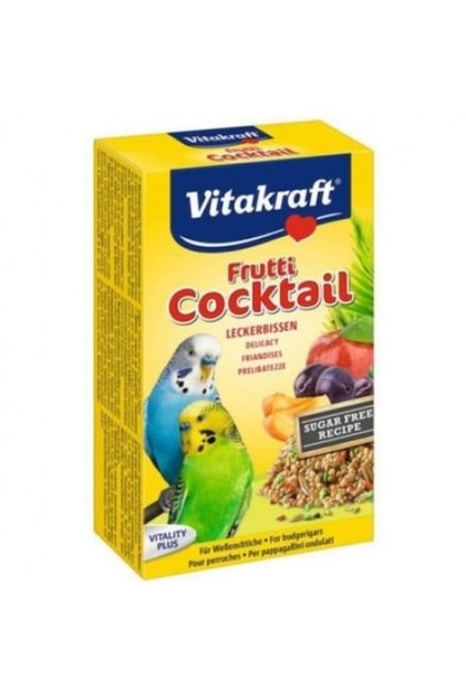 Hrana pentru Perusi, Vitakraft Cocktail, cu fructe, 200 g