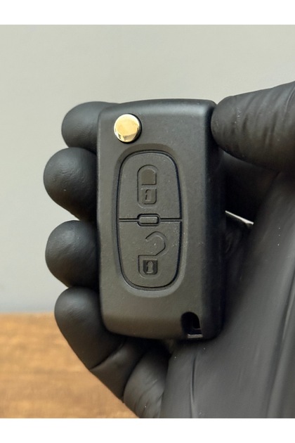 Peugeot Partner-307-207-308-5008 2-Button Remote Key Case with Flip Key