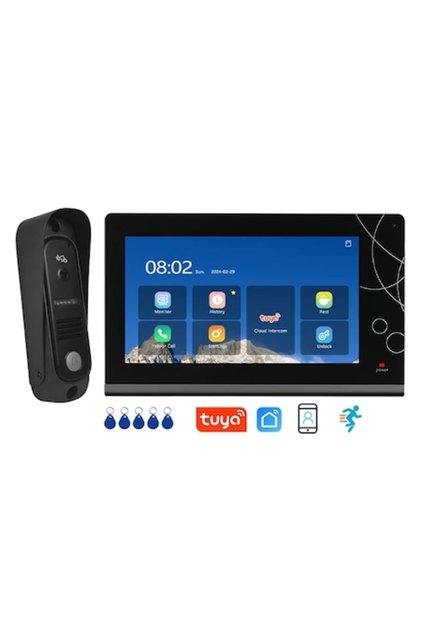 Sistem videointerfon inteligent, CRISTALIS SALE™ cu ecran de 7 inci și conectivitate wireless