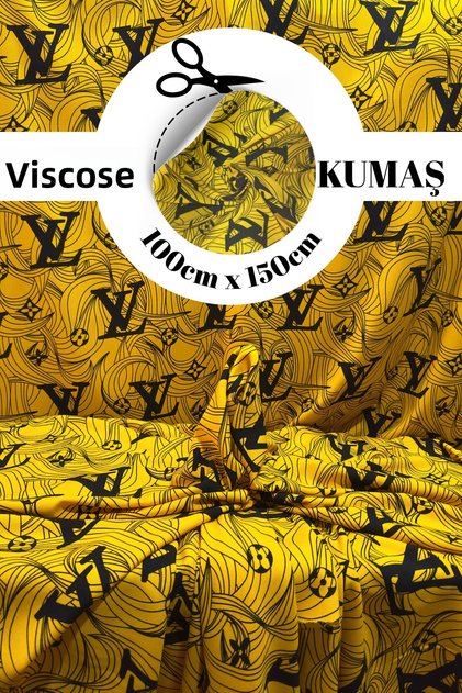 Viscose Fabric European Patterns - Special Series - Dress Fabric - Skirt Fabric - Hobby Use - Width 150cm