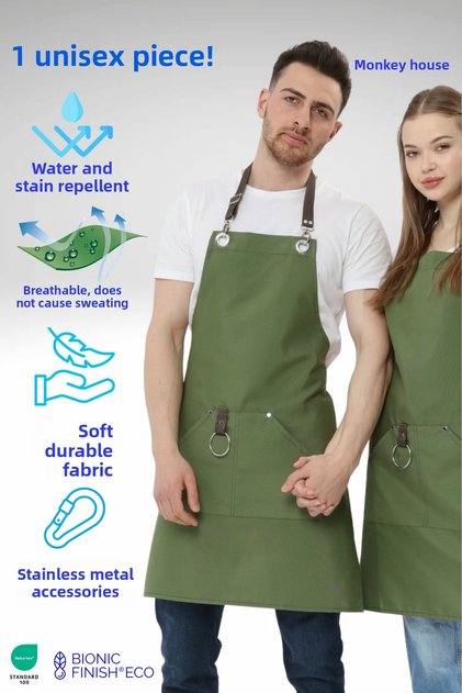 Cafe, Barista, Hairdresser, Bartender, Florist, Kitchen Aprons, Stain Resistant