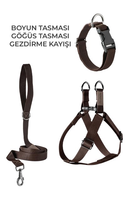 Köpek Göğüs Tasması Gezdirme Tasması Boyun Tasması