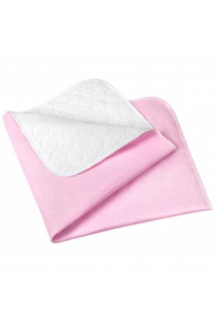 Aleza FizioTab®,Protectie saltea impermeabila/Reutilizabila, Lavabila, 90x85 cm, Roz