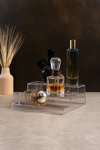 Store 3 Merdivenli Pleksi Stand Baharatlık Standı Kozmetik Standı