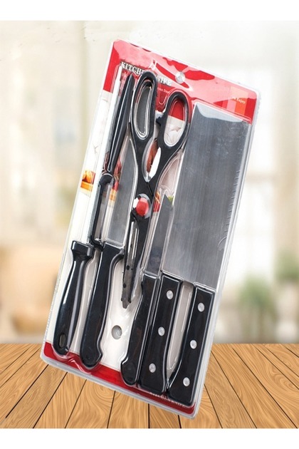 7-Piece Stainless Steel Professional Chef Knives Set