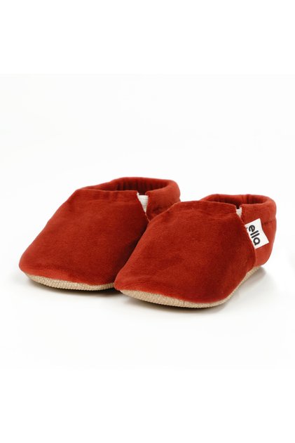 Non-Slip Sole Baby and Toddler Booties, Velvet and Organic Cotton Lined Home and Nursery Booties