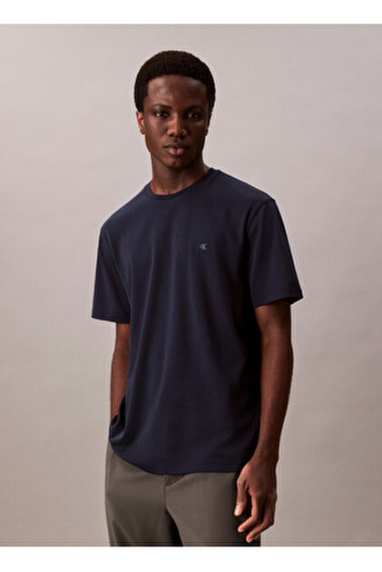 Calvin Klein SS Slim Supima Zip Polo Erkek Polo Yaka T-Shirt