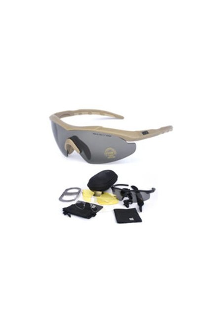 Tactical koruyucu 3 lensli gözlük 5.11 / Taktikal gözlük / Airsoft gözlüğü / Taktik Gözlük