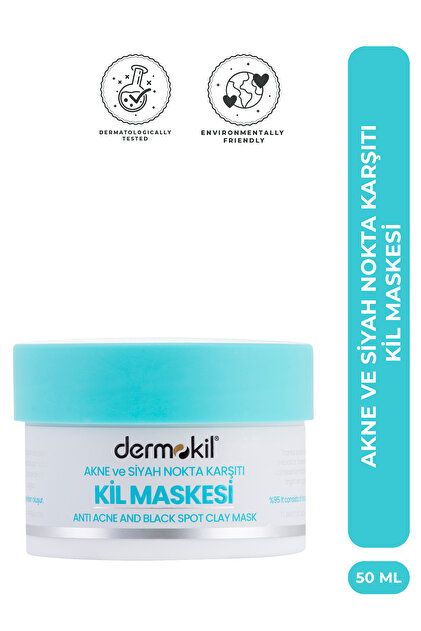 Akne Ve Siyah Nokta Karşıtı Kil Maskesi 50 ml
