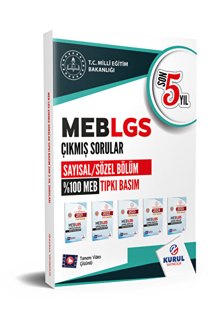 Kurul Yayıncılık 2026 8.sınıf Lgs Çıkmış Sorular Son 5 Yıl Tıpkı