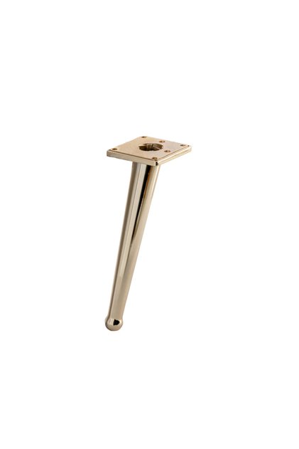 Bone Metal Ayak 25cm Altın Renk Koltuk Puf Dolap Tv Ünite Modern Mobilya Ayağı Komidin Gold