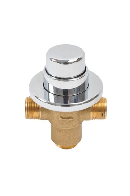 Fkn Chrome Time-Controlled Flush Urinal Faucet