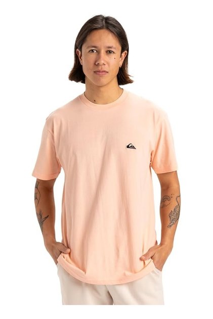 Eqyzt07711 Basic Ss Tee Young Men Salmon Crew Neck Regular Fit Men's T-Shirt