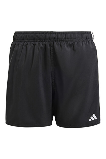 adidas Bağlamalı Bel Normal Siyah - Beyaz Erkek Çocuk Şort JD8013