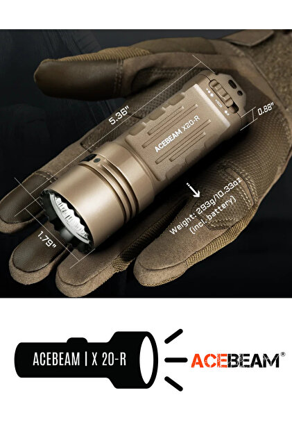 ACEBEAM X20-R Taktik Outdoor El Feneri - Fiyatı, Yorumları