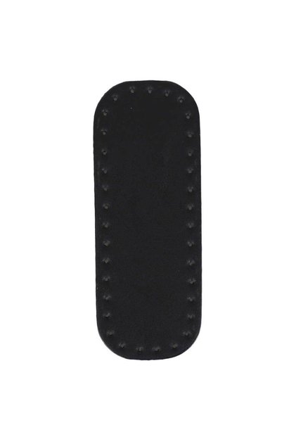 Baza dreptunghiulară pentru geantă din piele artificială premium 20x7 CM (fără nituri) - negru