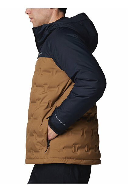 Columbia Kahve Grand Trek III Down Kapüşonlu Erkek Kaz Tüyü Mont