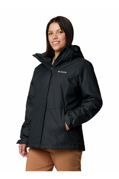 Columbia Siyah Bugaboo III Fleece Interchange Kadın 3 in 1 Mont