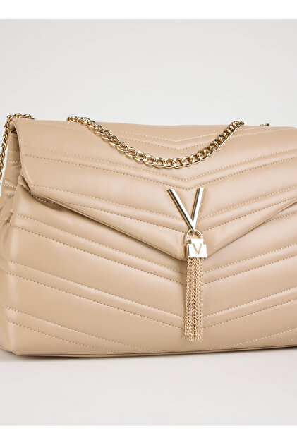 Valentino Bej Kadın 22x12x32 cm Omuz Çantası VBS8DN09 - Fiyatı