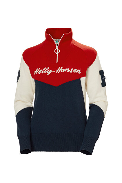 Helly Hansen HHA.66029 W APRES KNIT Lacivert Fermuarlı Normal