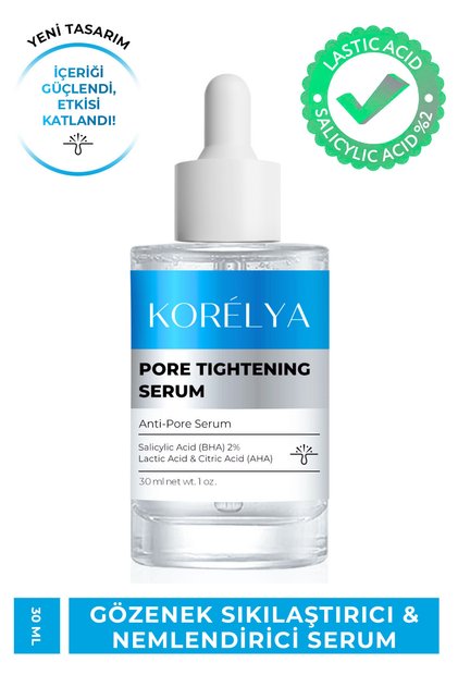 Gözenek Sıkılaştırıcı & Nemlendirici Serum 30 Ml