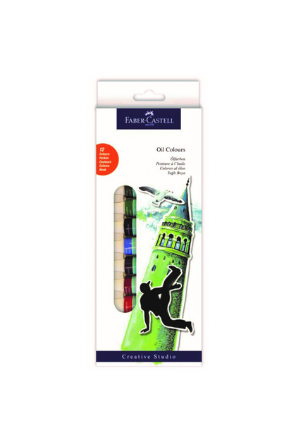 Faber Creatıve 12 Renk Yağlı Boya Tüp 169502