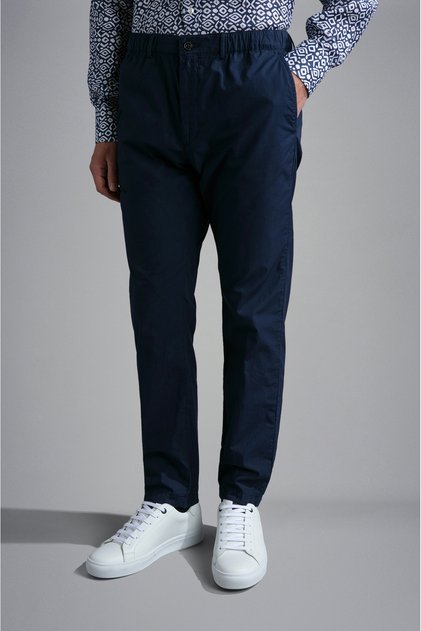 CHINO TROUSERS WITH COULISSE