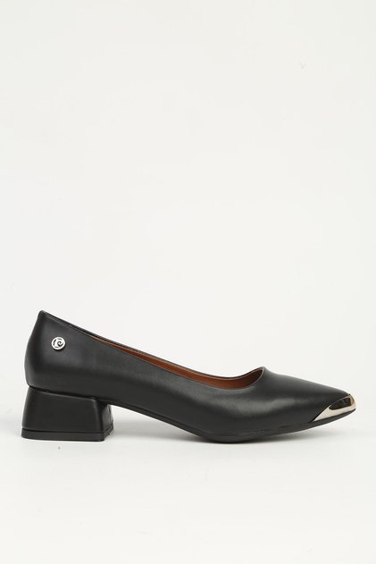 Black Women's Heeled Shoes Pc-55150