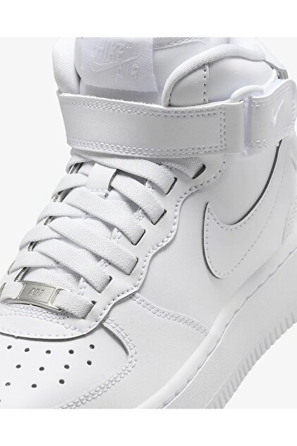 Nike Air Force 1 Mid AF1 Easyon Leather Unisex Sneaker White