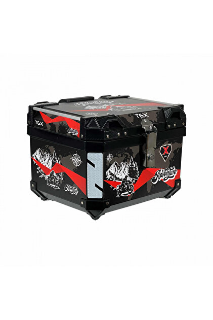 【新品未使用】Bandit Running PERFORMANCE BOX T Tex ARKA ÇANTA 70055 50 LT ABS ADVENTURE KIRMIZI UNIVERSAL