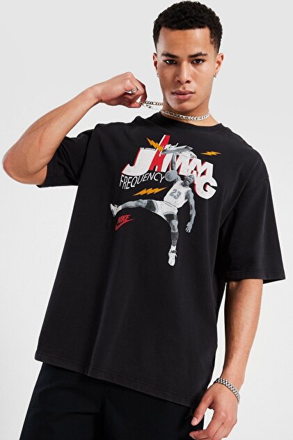 Nike Jordan Brand 85 Ss Crew Men's Graphic T-Shirt Black- Trendyol