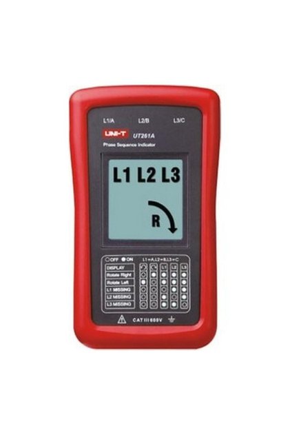 -T UT261A Dijital Motor Faz Yönü Sırası Ölçer