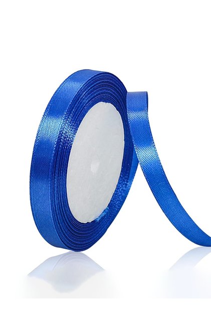 12mm Satin Ribbon - 25 Yards Length - Royal Blue
