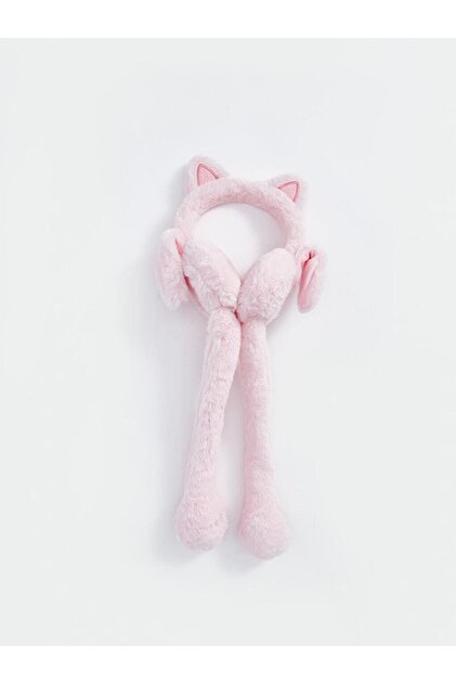 Girl's Plush Headphones with Ear Detail (W5)