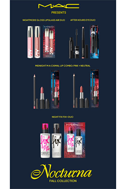 Mac MACximal Midnight Lipcombo - İkili Dudak Seti - Neutral
