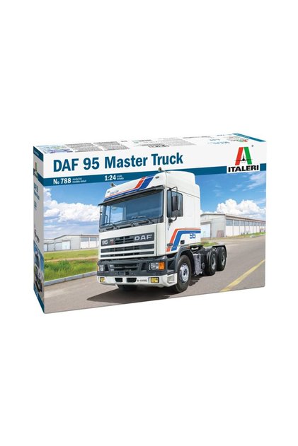 Macheta automodel de construit Camion si remorca DAF 95 Master Truck Scara 1:24 0788