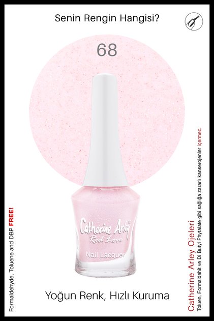 CA RED LOVE – NAIL LACQUER – OJE – 68 – 7,5ml