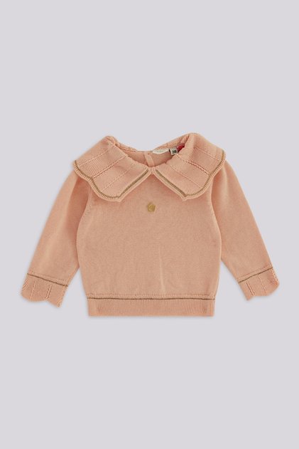 BG Store Kız Bebek Pembe Kazak