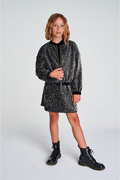 BG Store Girl's Black Skirt
