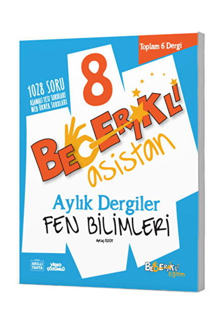 fenomen okul Becerikli Asistan 8. Sınıf Matematik Aylık Dergiler