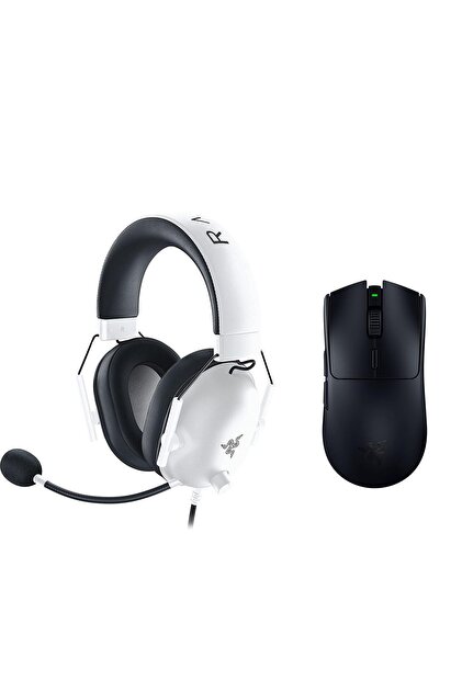 RAZER Viper V3 Siyah Mouse + Blackshark V2 X Beyaz Kulaklık