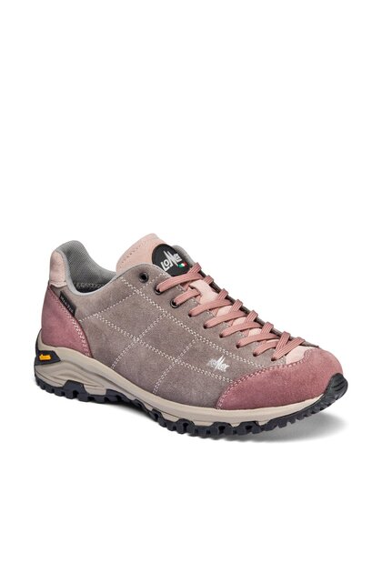 Italy Maipos Suede MTX Waterproof Vibram Süet Deri Kadın Ayakkabı Brownrose/Quarz