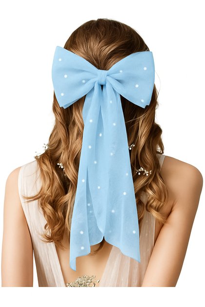 Comb Hair Clip Pearl Bow Detailed Hairpin