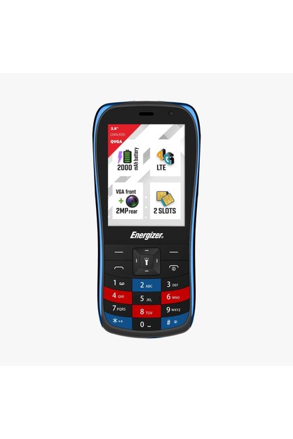 E284S DUAL 4G BLACK-BLUE TUŞLU CEP TELEFONU (ENERGIZER TÜRKİYE GARANTİLİ)