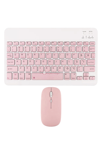 Samsung Galaxy Tab S10 S9 S8 S7 Fe Plus Ultra Lite ile Uyumlu Bluetooth Klavye Mouse Seti