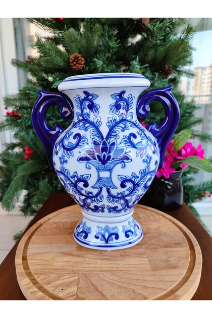 Madame Coco Lille Bleu Blanc Vazo - Fiyatı, Yorumları