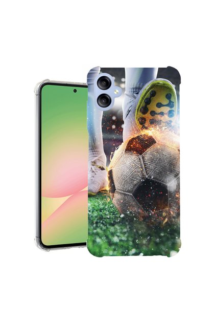 Carcasă spate antișoc pentru Samsung Galaxy A06 4G, Joacă fotbal, 1988233 AS 1209